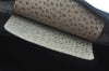 Authentic GUCCI Sherry Line Clutch Hand Bag Purse GG PVC Leather Navy Blue K9877