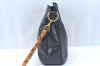Authentic GUCCI Bamboo 2way Hand Shoulder Bag Leather Black Junk K9879