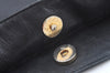 Authentic GUCCI Bamboo 2way Hand Shoulder Bag Leather Black Junk K9879