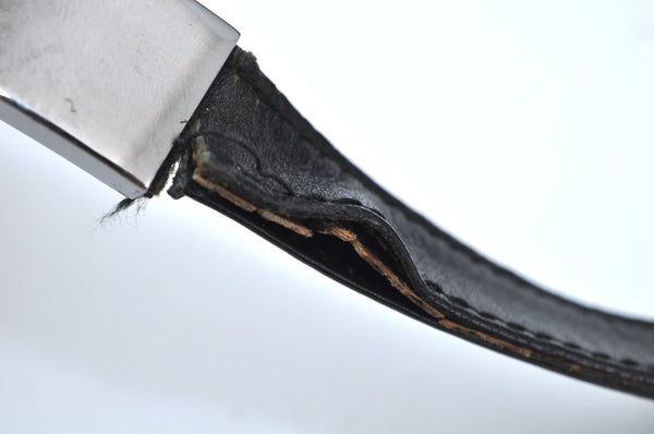 Authentic GUCCI Shoulder Bag GG Suede Leather 0013297 Black K9882