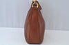 Authentic GUCCI Bamboo 2Way Shoulder Hand Bag Leather Brown Junk K9883