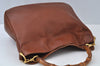 Authentic GUCCI Bamboo 2Way Shoulder Hand Bag Leather Brown Junk K9883
