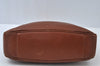 Authentic GUCCI Bamboo 2Way Shoulder Hand Bag Leather Brown Junk K9883