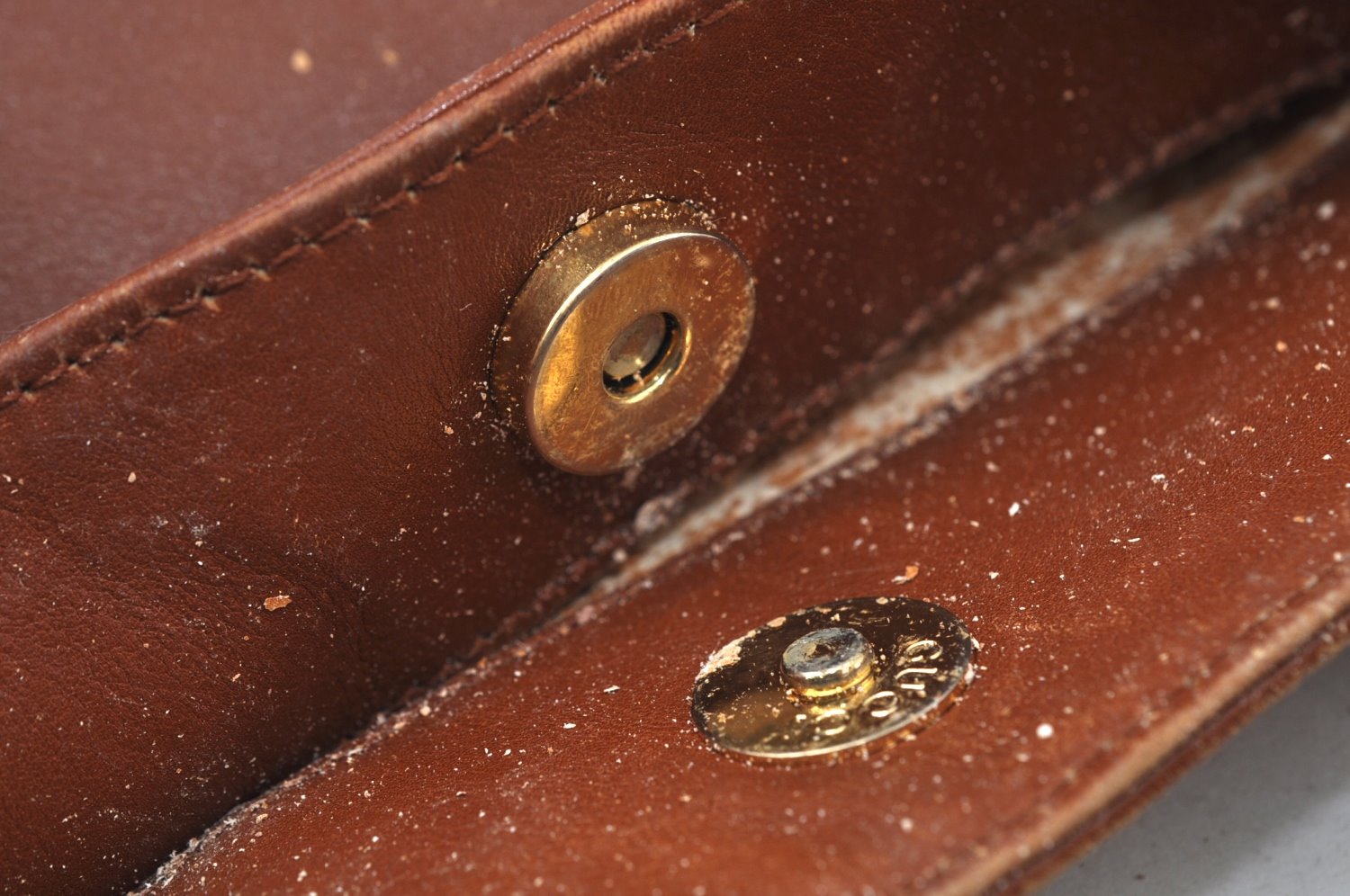 Authentic GUCCI Bamboo 2Way Shoulder Hand Bag Leather Brown Junk K9883