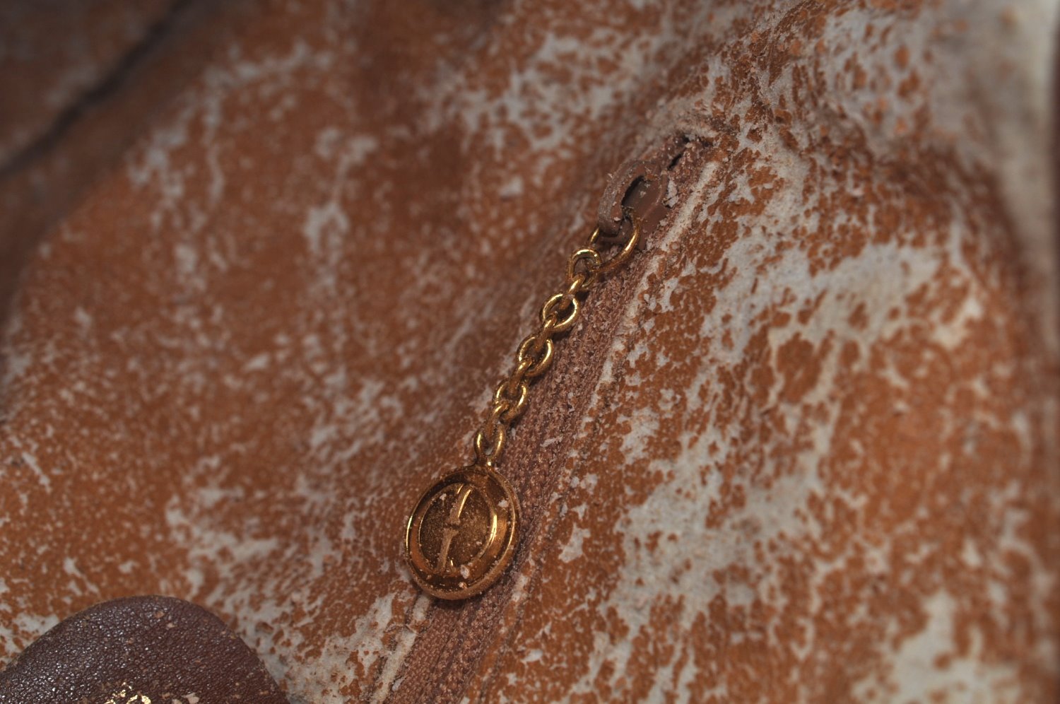 Authentic GUCCI Bamboo 2Way Shoulder Hand Bag Leather Brown Junk K9883