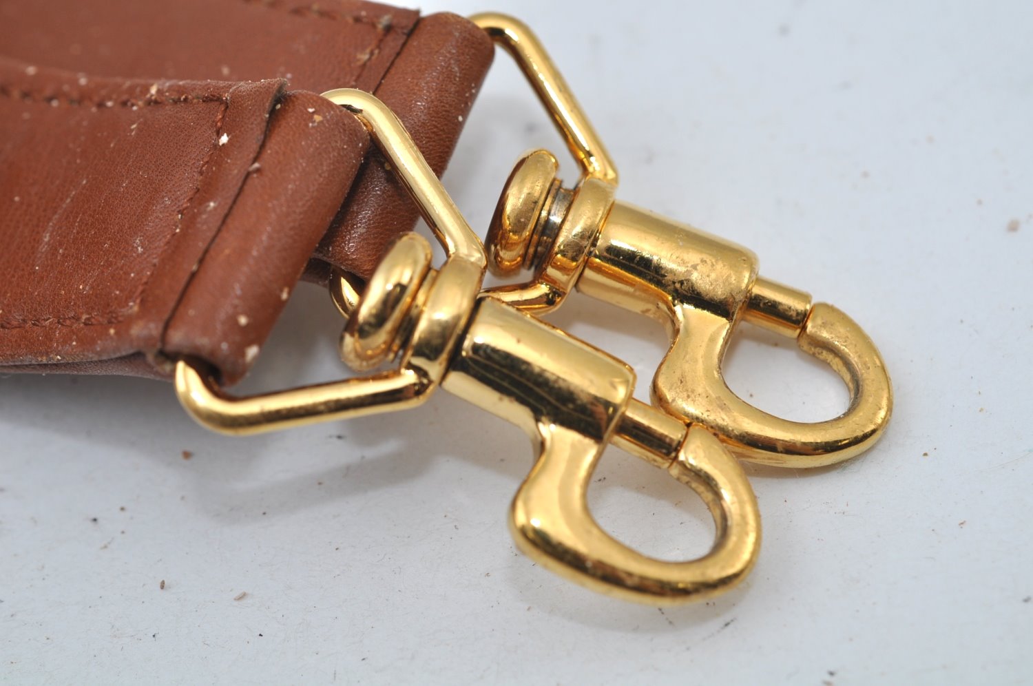 Authentic GUCCI Bamboo 2Way Shoulder Hand Bag Leather Brown Junk K9883