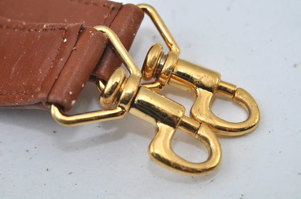 Authentic GUCCI Bamboo 2Way Shoulder Hand Bag Leather Brown Junk K9883