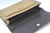 Authentic YVES SAINT LAURENT Clutch Hand Bag Purse PVC Leather Beige K9888