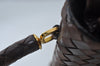 Authentic BOTTEGA VENETA Intrecciato Leather Hand Bag Purse Brown K9894