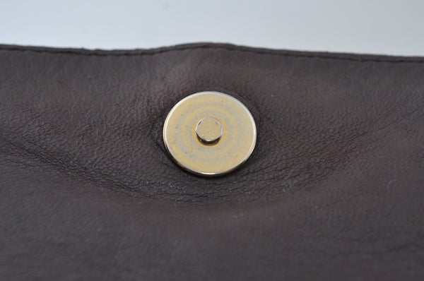 Authentic BOTTEGA VENETA Intrecciato Leather Hand Bag Purse Brown K9894