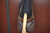 Authentic GUCCI Bamboo 2way Hand Shoulder Bag Leather Brown Junk K9896