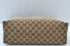 Authentic GUCCI Web Sherry Line Shoulder Cross Bag GG Canvas Leather Brown K9897