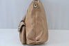 Authentic COACH 2Way Shoulder Bag Leather Beige K9899