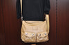 Authentic COACH 2Way Shoulder Bag Leather Beige K9899