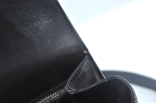 Authentic GUCCI Shoulder Cross Body Bag Purse Leather Black K9900