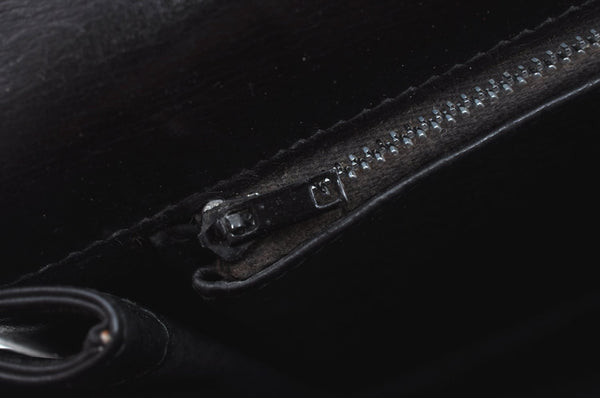 Authentic GUCCI Shoulder Cross Body Bag Purse Leather Black K9900