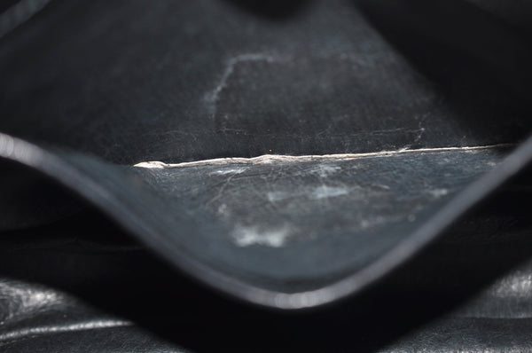 Authentic GUCCI Shoulder Cross Body Bag Purse Leather Black K9900