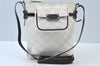 Authentic LOEWE Anagram Shoulder Cross Body Bag Purse PVC Leather White K9906