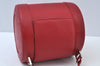 Authentic BVLGARI Leather Shoulder Hand Bag Purse Red K9907