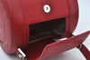 Authentic BVLGARI Leather Shoulder Hand Bag Purse Red K9907