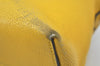 Authentic FENDI By The Way Large 3Way Shoulder Clutch Bag Leather Yellow K9908