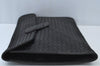 Authentic BOTTEGA VENETA Intrecciato Clutch Hand Bag Leather Black K9914