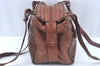Authentic BOTTEGA VENETA Intrecciato Leather Shoulder Hand Bag Brown K9918