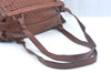 Authentic BOTTEGA VENETA Intrecciato Leather Shoulder Hand Bag Brown K9918