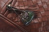 Authentic BOTTEGA VENETA Intrecciato Leather Shoulder Hand Bag Brown K9918