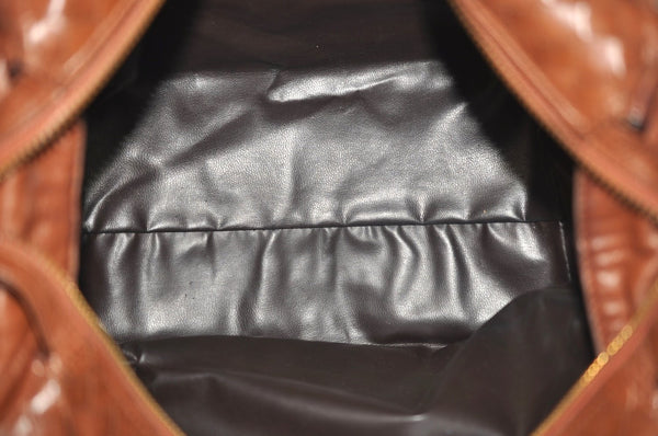 Authentic BOTTEGA VENETA Intrecciato Leather Shoulder Hand Bag Brown K9918