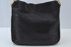 Authentic GUCCI Bamboo 2Way Shoulder Hand Bag Leather Black Junk K9925