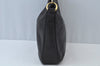 Authentic GUCCI Bamboo 2Way Shoulder Hand Bag Leather Black Junk K9925