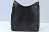 Authentic GUCCI Bamboo Shoulder Hand Bag Leather Black K9929