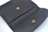 Authentic GUCCI Shoulder Hand Bag Purse Leather Black K9930