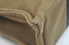 Authentic HERMES Fourre Tout PM Hand Tote Bag Canvas Khaki Green K9931