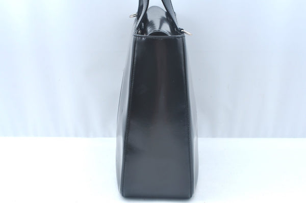 Authentic GUCCI Hand Bag Leather Black Junk K9933