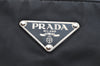 Authentic PRADA Nylon Leather Shoulder Hand Bag Purse Black K9940