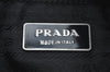 Authentic PRADA Nylon Leather Shoulder Hand Bag Purse Black K9940