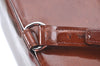 Authentic Cartier Panthere Shoulder Cross Body Bag Purse Leather Brown K9941