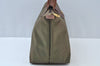 Auth Longchamp Le Pliage Shopper Size S Tote Bag Nylon Leather Khaki Green K9942