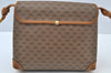 Authentic GUCCI Micro GG PVC Leather Shoulder Cross Body Bag Brown K9943