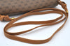 Authentic GUCCI Micro GG PVC Leather Shoulder Cross Body Bag Brown K9943