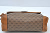 Authentic GUCCI Micro GG PVC Leather Shoulder Cross Body Bag Brown K9943