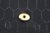 Authentic Christian Dior Honeycomb Chain Shoulder Cross Bag Canvas Black K9944
