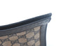 Authentic GUCCI Sherry Line Clutch Hand Bag Purse GG PVC Leather Navy Blue K9948