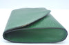 Authentic Louis Vuitton Epi Arts Deco PM Clutch Hand Bag Green M52634 LV K9951