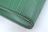 Authentic Louis Vuitton Epi Arts Deco PM Clutch Hand Bag Green M52634 LV K9951