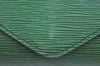 Authentic Louis Vuitton Epi Arts Deco PM Clutch Hand Bag Green M52634 LV K9951