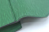 Authentic Louis Vuitton Epi Arts Deco PM Clutch Hand Bag Green M52634 LV K9951