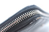 Authentic CHANEL Calf Skin Long Wallet Black CC Logo Junk K9952